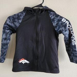 Denver Broncos zipper Light Hoodie jacket 4T